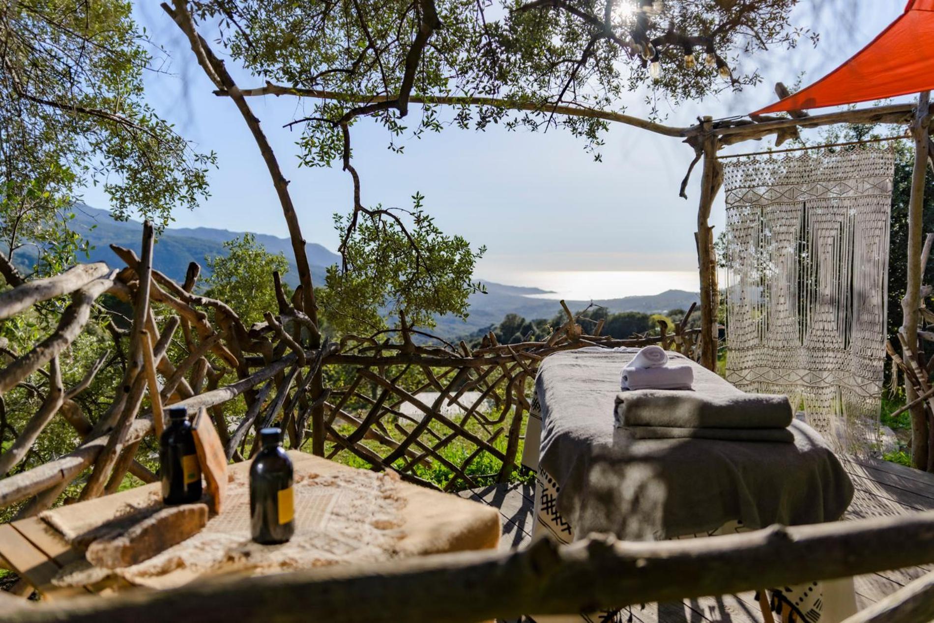 Terre De Maquis, Maison D'Hotes Vue Mer Corse Sari-D'orcino Eksteriør bilde