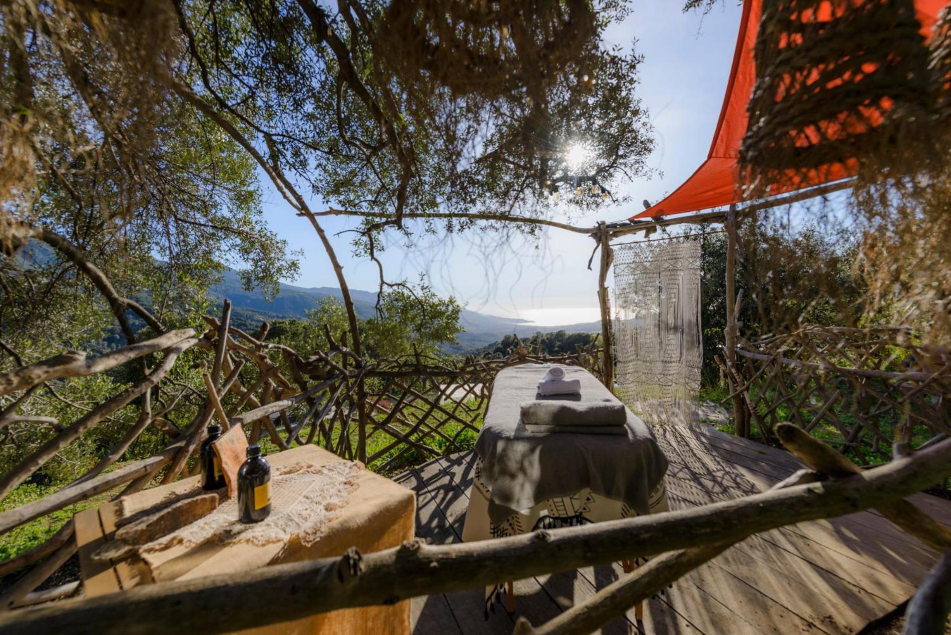 Terre De Maquis, Maison D'Hotes Vue Mer Corse Sari-D'orcino Eksteriør bilde
