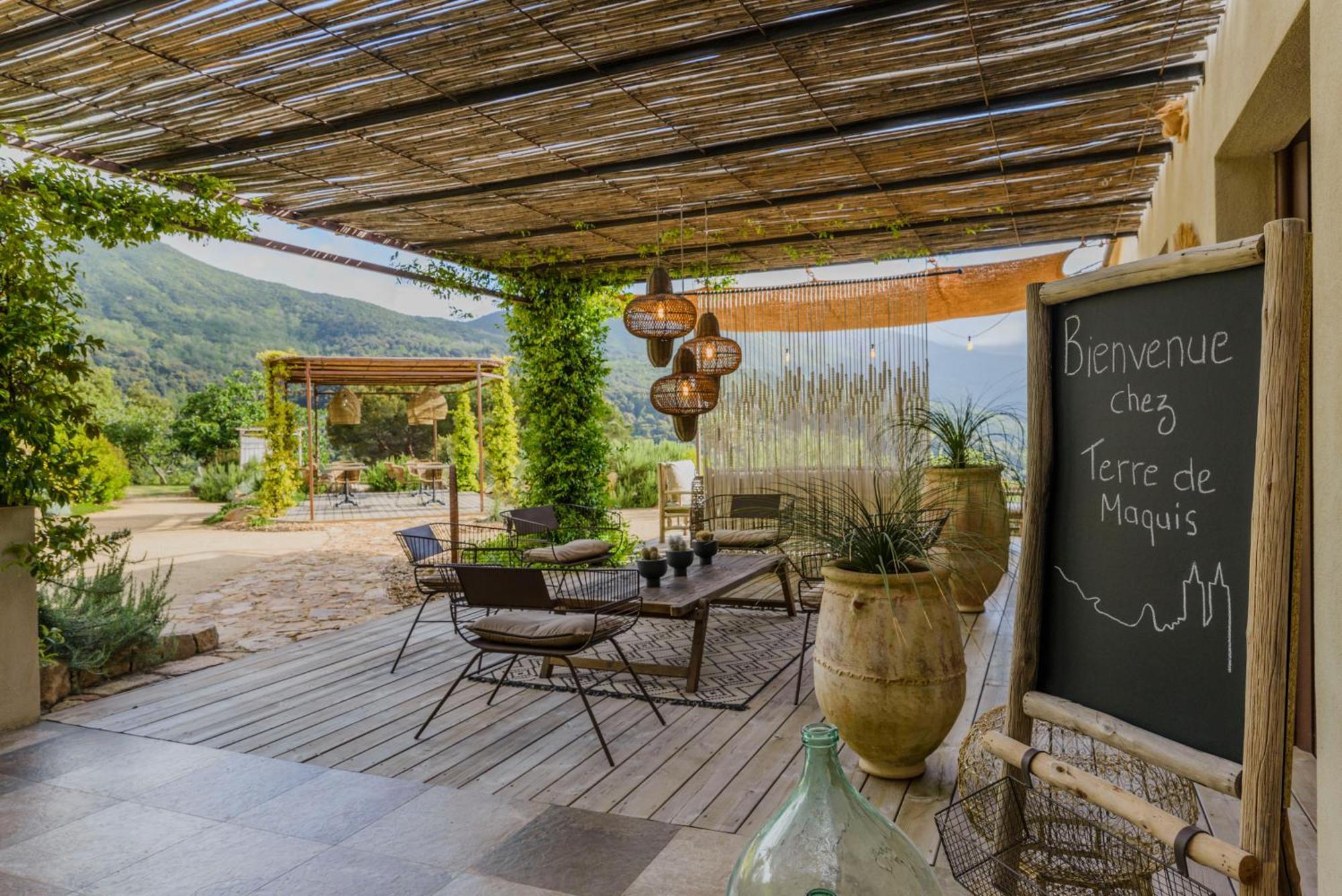 Terre De Maquis, Maison D'Hotes Vue Mer Corse Sari-D'orcino Eksteriør bilde