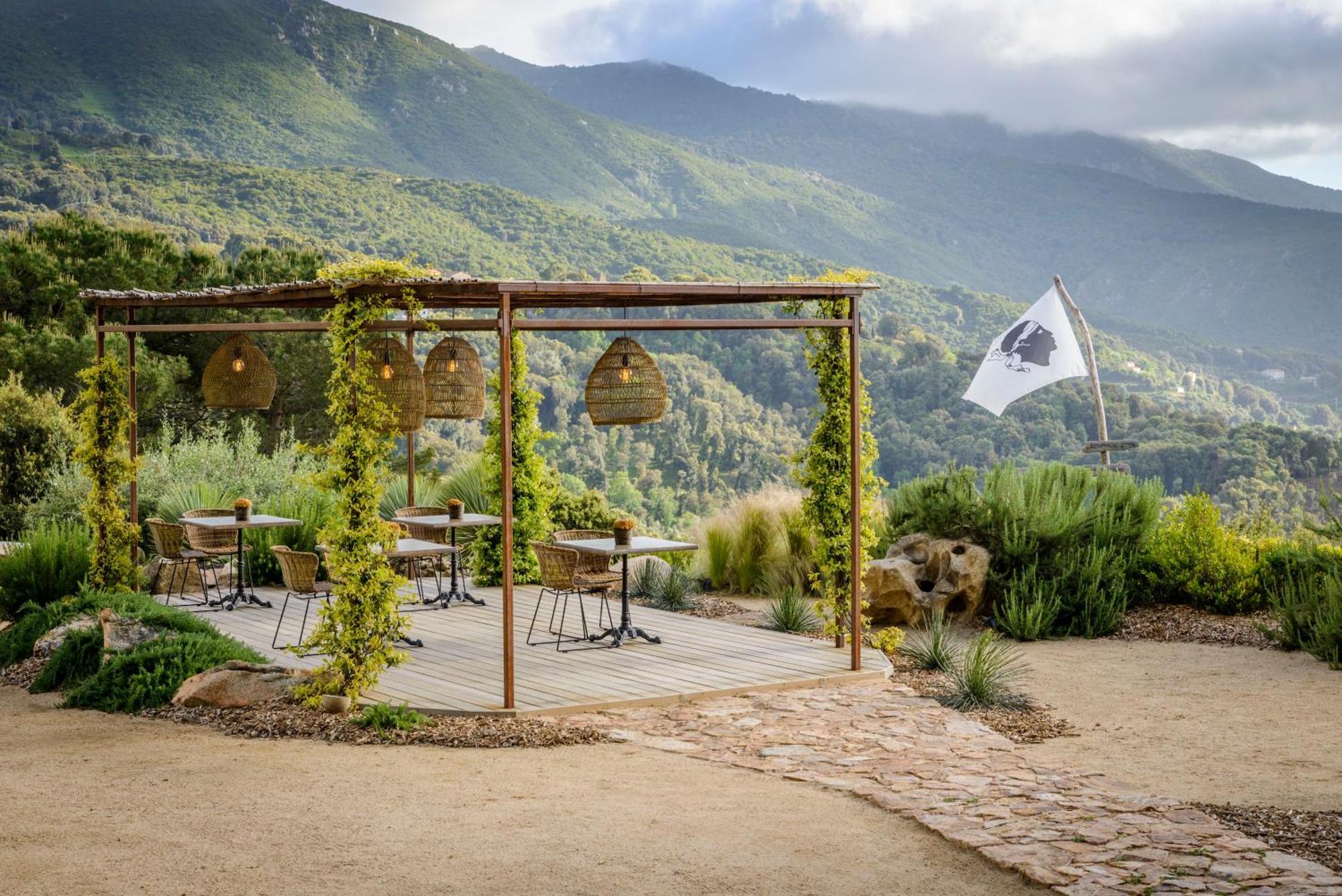 Terre De Maquis, Maison D'Hotes Vue Mer Corse Sari-D'orcino Eksteriør bilde