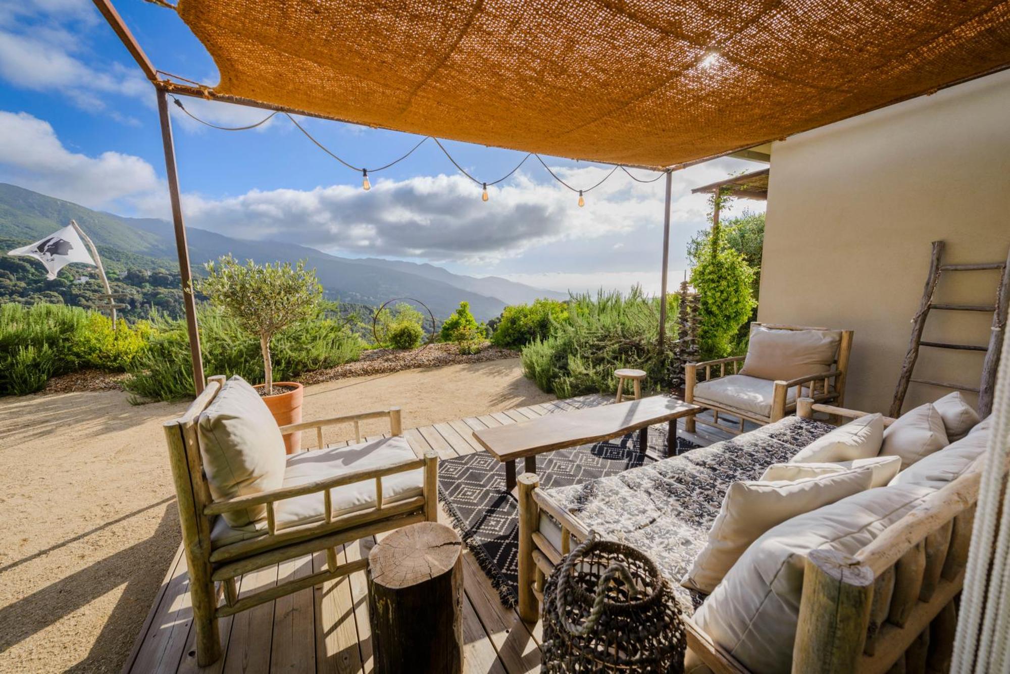 Terre De Maquis, Maison D'Hotes Vue Mer Corse Sari-D'orcino Eksteriør bilde