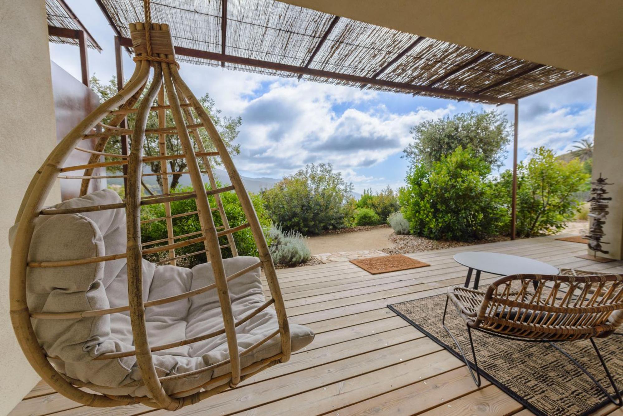 Terre De Maquis, Maison D'Hotes Vue Mer Corse Sari-D'orcino Eksteriør bilde